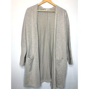 Anthropologie Donni Ribbed Slouchy Open Front‎ Cardigan Lagenlook One Size